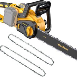 Alternative view of Discount ReliaRoads 16-Inch Brushless Chainsaw, 40V (2 x 20V MAX) Cordless Battery Powered Chain Saw Kit (Includes 2 Chains) Compatible DeWALT Battery