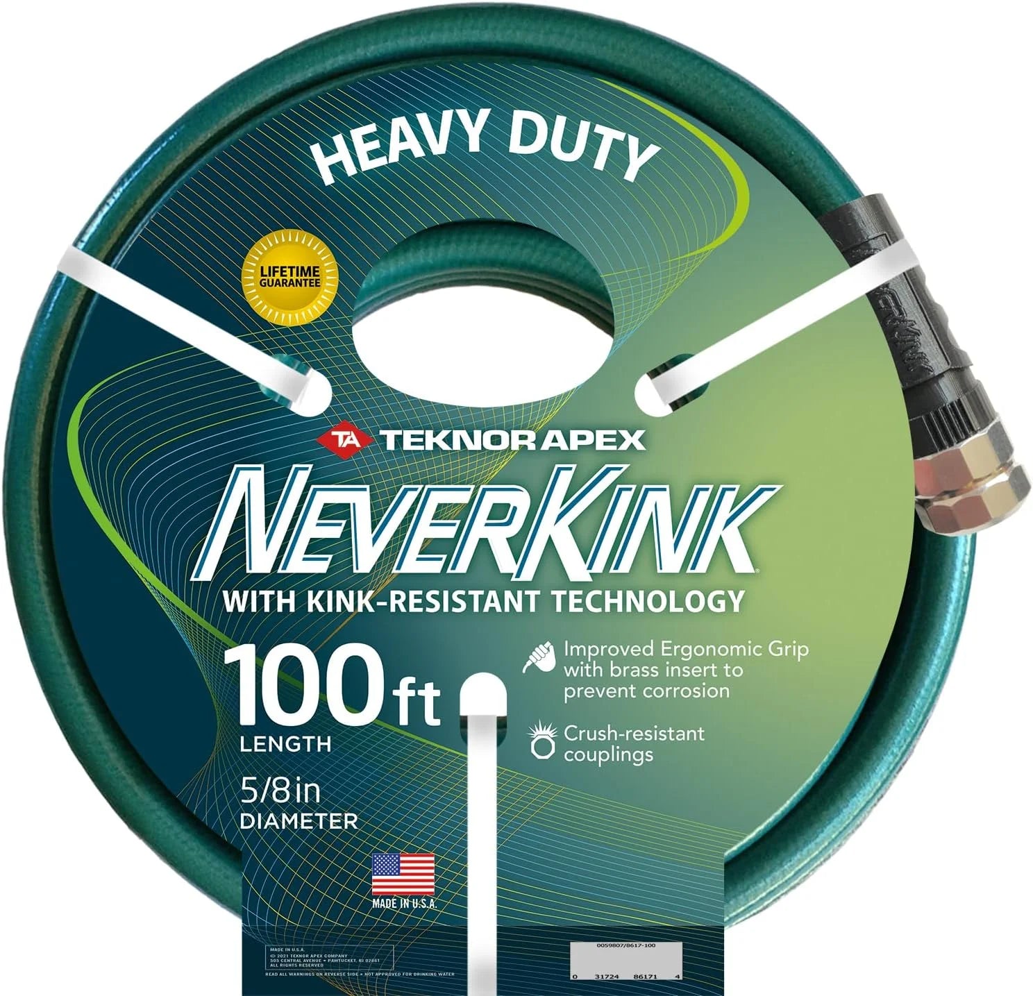 Discount 4001-100 Garden Hose, 5/8 x 100′, Gray - Image 7