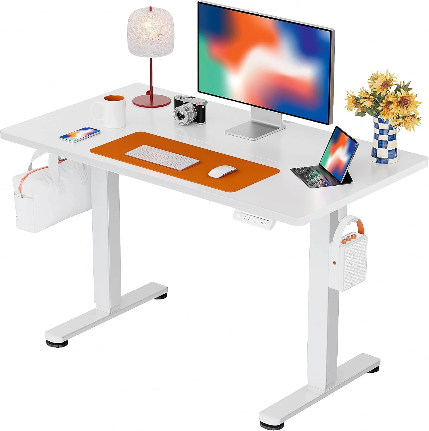 Discount Height Adjustable Electric Standing Desk, 48 x 24 Inches Sit Stand up Desk - Image 30