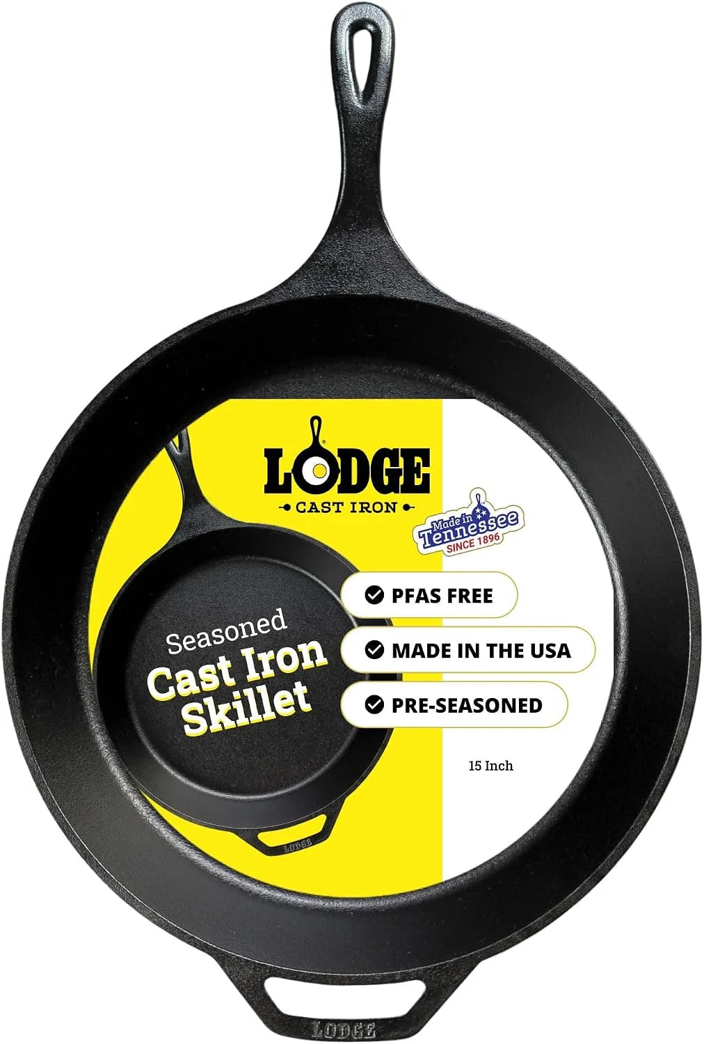 Discount Seasoned Cast Iron Skillet Set 8, 10.25 & 12 Inches - Image 9
