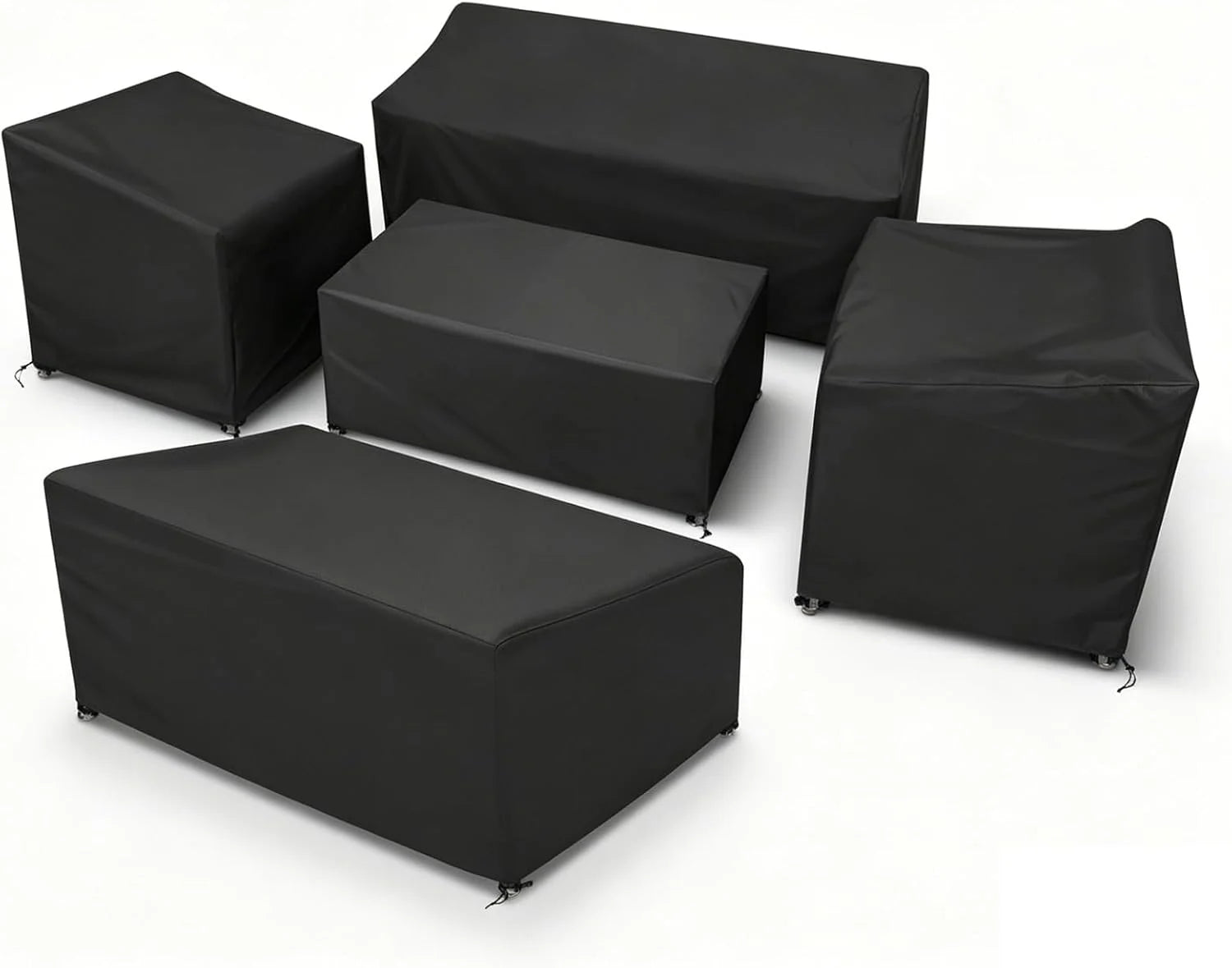 Discount STARTWO Outdoor Furniture Cover Waterproof 4 Piece, Black, Regular, 420D - Image 9