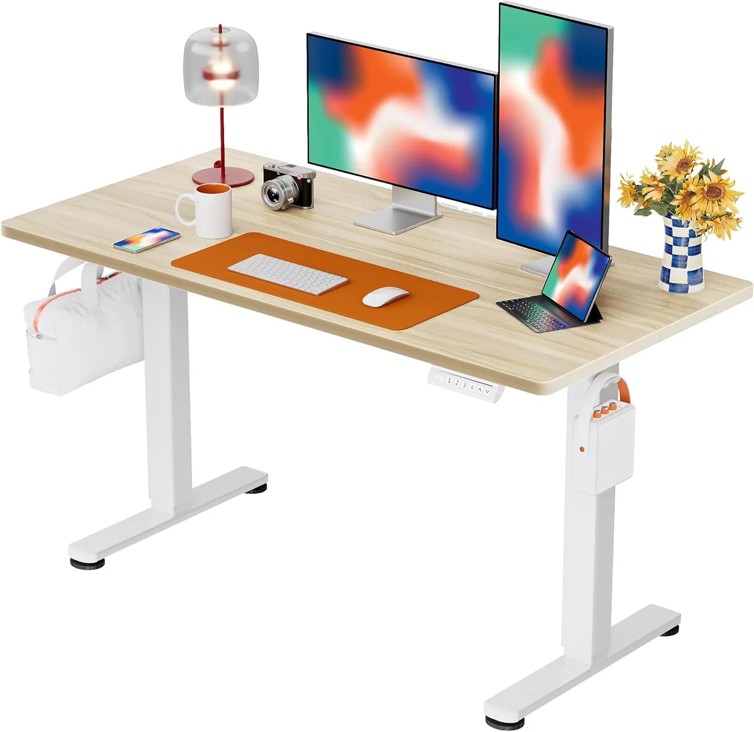 Discount Height Adjustable Electric Standing Desk, 48 x 24 Inches Sit Stand up Desk - Image 7