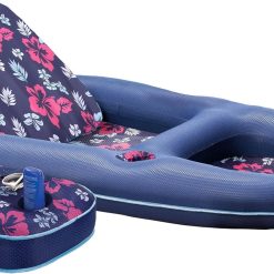 Alternative view of Discount Campania Ultimate 2-in-1 Pool Float Lounge, Extra Large, Inflatable Pool Floats for Adults with Adjustable Backrest