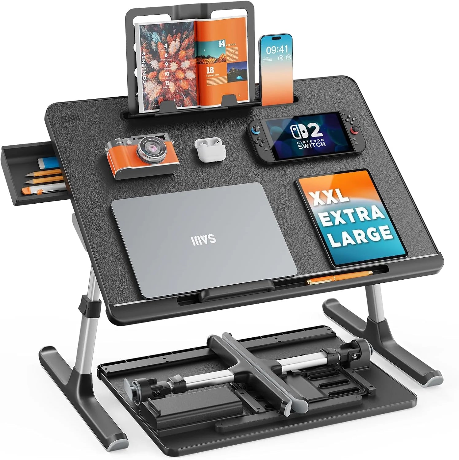 Discount Bed Tray Desk, SAIJI X-Large Adjustable Laptop Table - Image 4