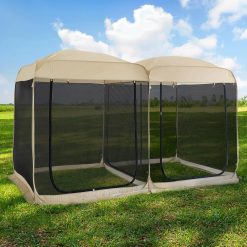 Discount Alvantor Pop Up Screen House Tent, Instant Outdoor Gazebo with Mosquito Netting & UPF 50+ Sun Protection