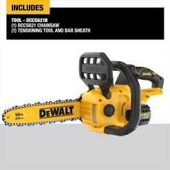 Discount 20V MAX 12 in. Cordless Chainsaw, Bare Tool Only (DCCS621B)