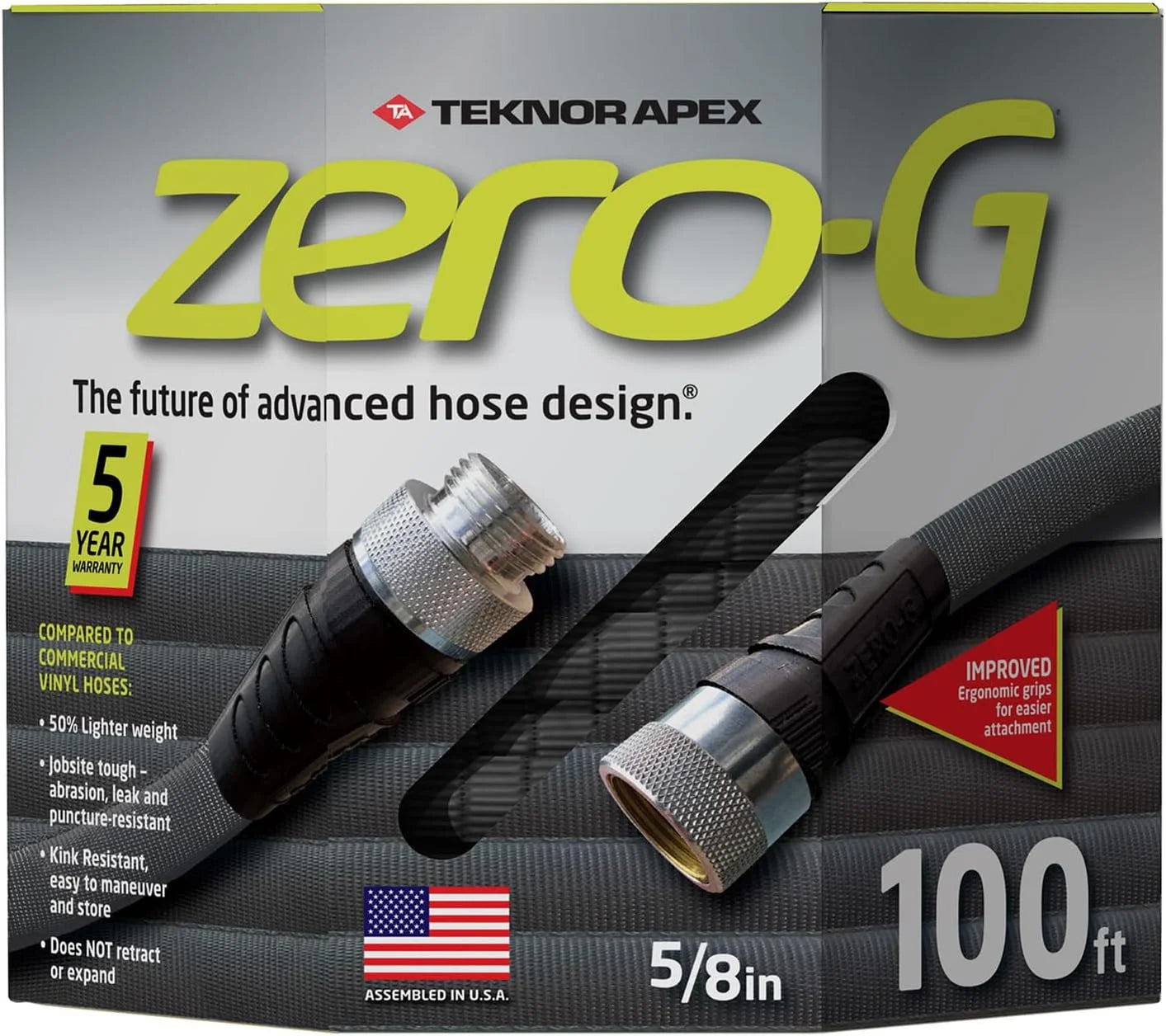 Discount 4001-100 Garden Hose, 5/8 x 100′, Gray