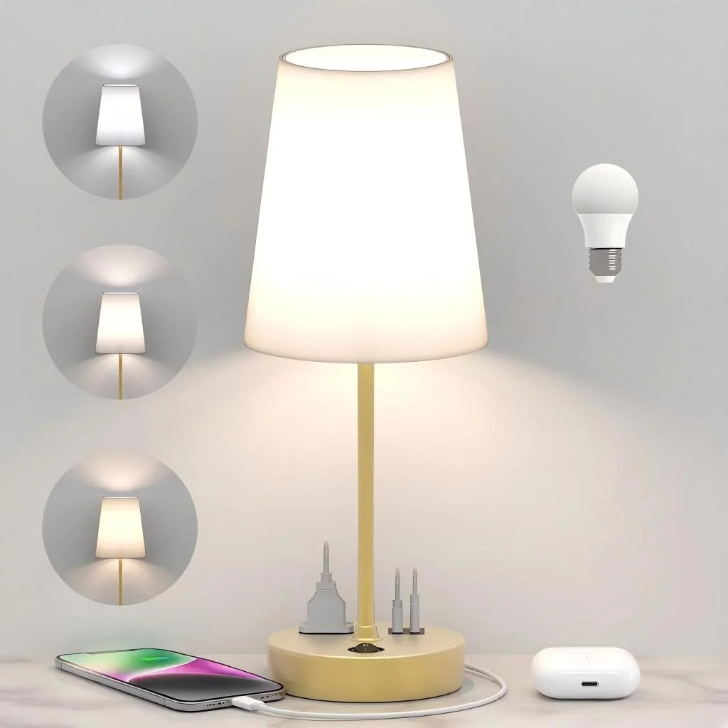 Discount Addtam Bedroom Table Lamp, Dimmable