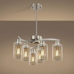 Discount 6 Light Modern Chandeliers for Dining Room