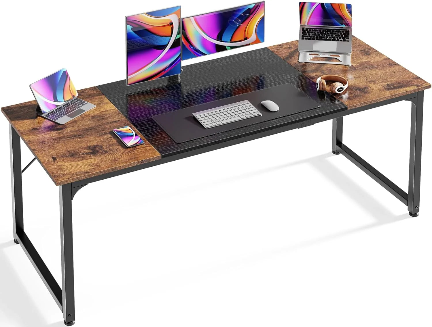 Discount Computer Desk, 55 Inch Home Office Desk - Image 6