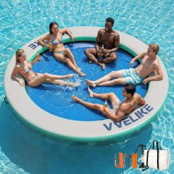 Discount Water Hammock Lake Floats for Adults, Large Circle Pool Hammock Pool Lounger Water Float for Lake River Ocean