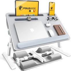 Alternative view of Discount 2-in-1 Lap & Bed Desk with Soft Cushions, Adjustable Height & Angle