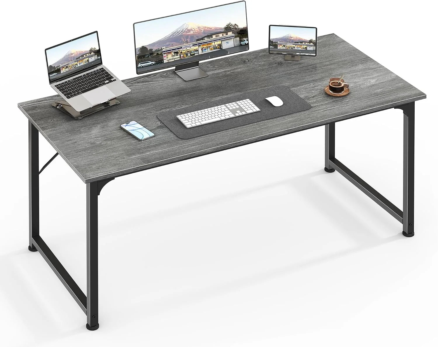 Discount Computer Desk, 55 Inch Home Office Desk - Image 11