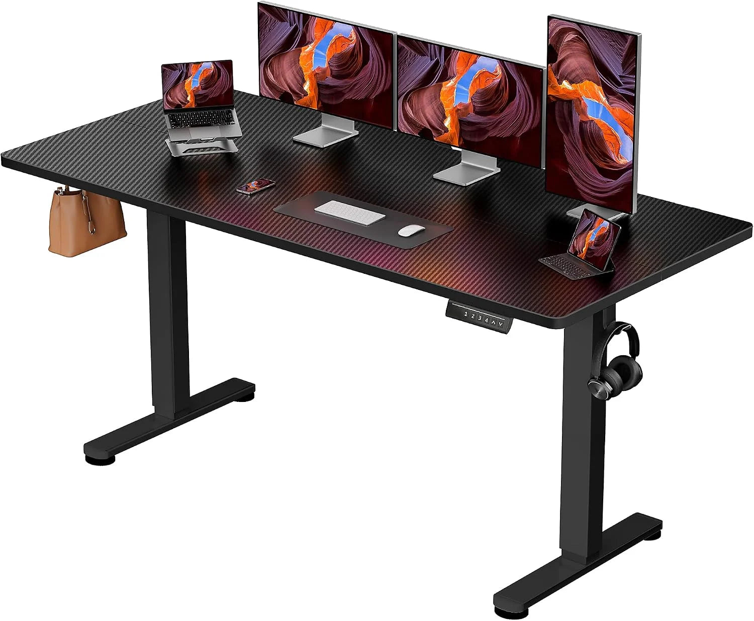 Discount Height Adjustable Electric Standing Desk, 48 x 24 Inches Sit Stand up Desk - Image 47