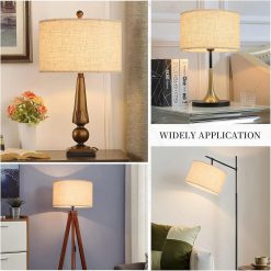 Alternative view of Discount Large Drum Lamp Shades Set of 2 16 Top x 16 Bottom x 10 High