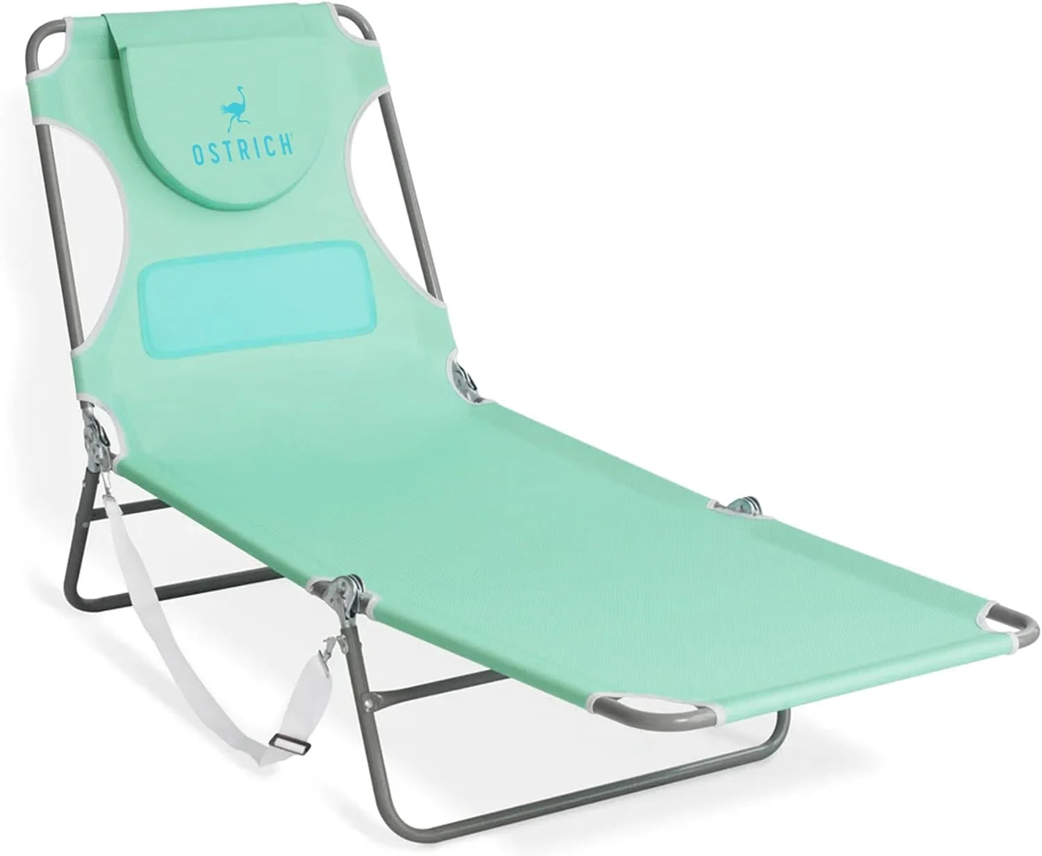 Discount Ladies Comfort Lounger with Chest Support, Foldable and Portable Reclining Outdoor Patio Beach Lawn Camping - Image 5