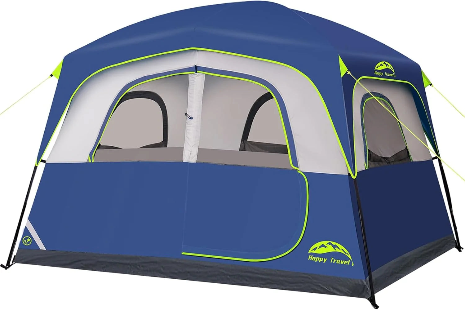 Discount Travel Tent 6 Person Tents for Camping, Waterproof Easy Setup Camping Tent with Rainfly