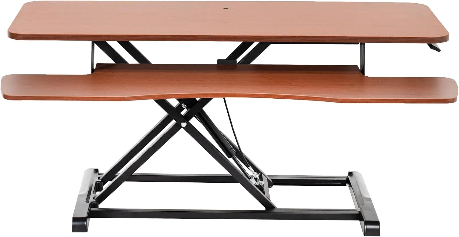 Discount 32 inch Desk Converter, K Series, Height Adjustable Sit to Stand Riser, DESK-V000K - Image 3
