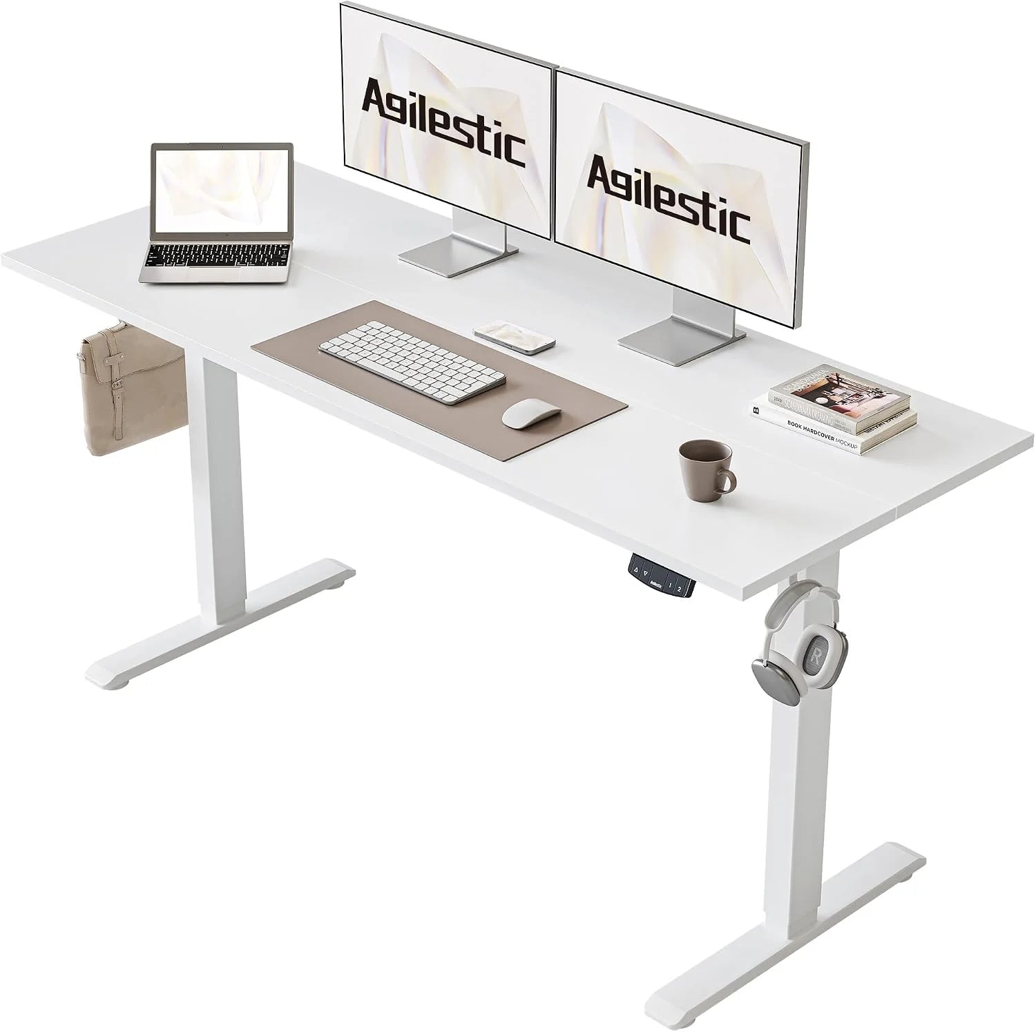Discount Electric Standing Desk, 48 x 24 Inches Height Adjustable Desk - Image 8