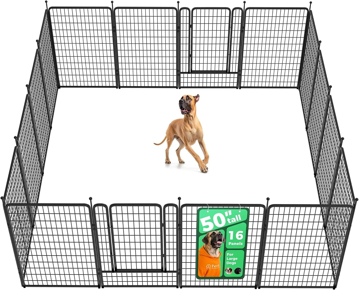 Discount Rollick Dog Playpen, Indoor, 24 H, 8 Panels - Image 14