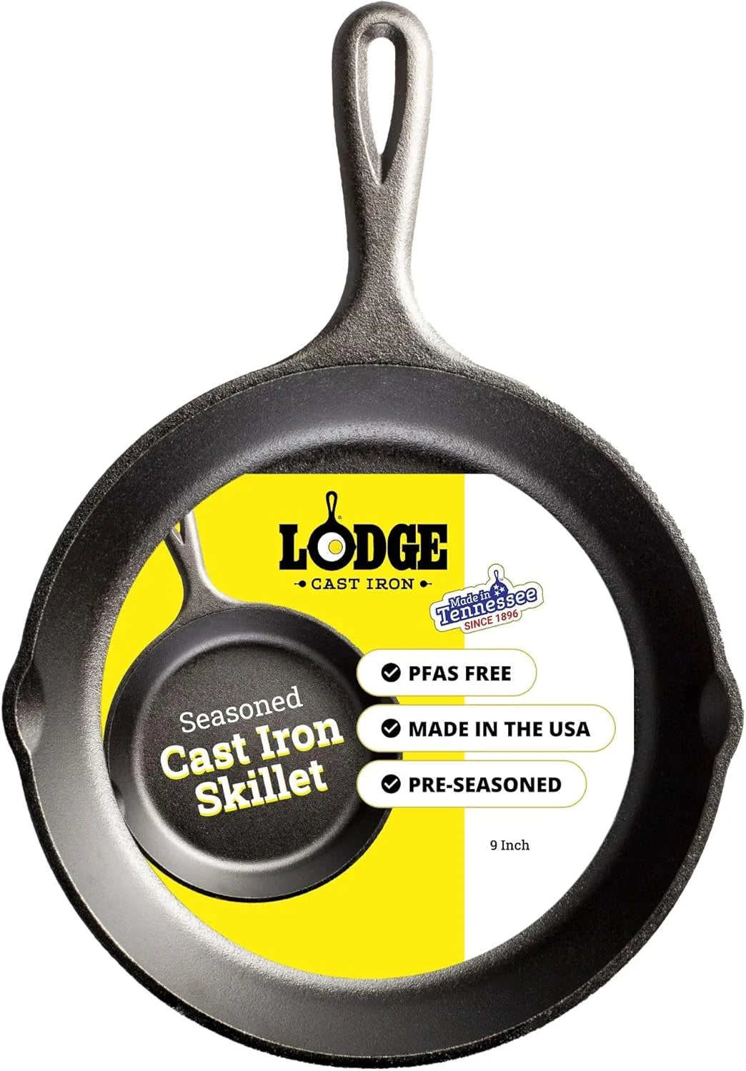 Discount Seasoned Cast Iron Skillet Set 8, 10.25 & 12 Inches - Image 11