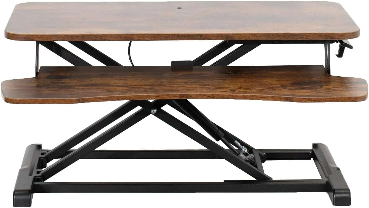 Discount 32 inch Desk Converter, K Series, Height Adjustable Sit to Stand Riser, DESK-V000K - Image 2