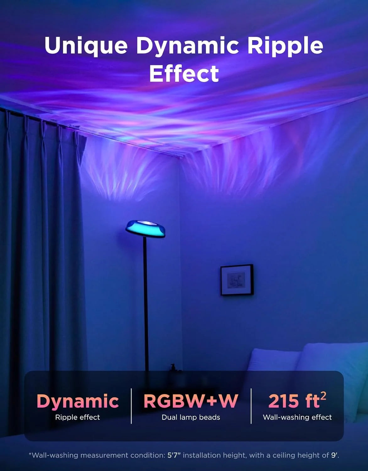 Discount Uplighter Floor Lamp, LED Modern Corner Floor Light - Image 2