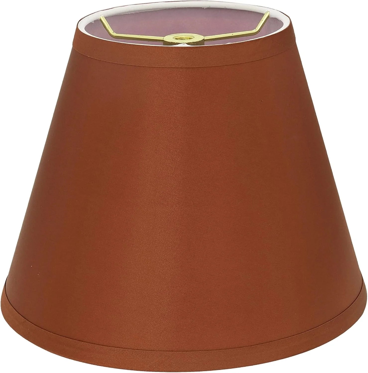 Discount Creative 32622 Transitional Empire Shape Spider Construction Lamp Shade in Cider Brown - Image 7