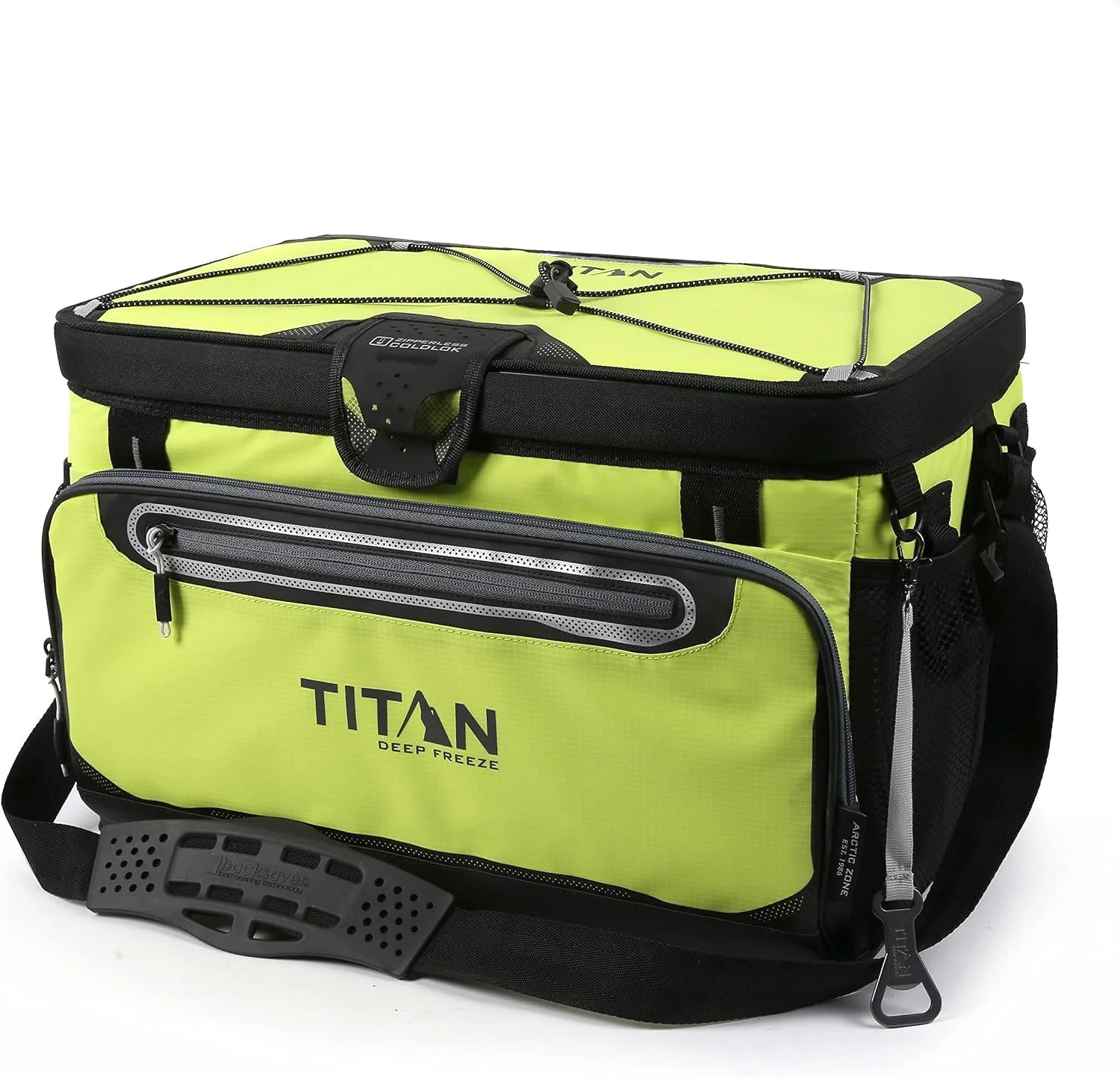 Discount Titan by Arctic Zone Deep Freeze Cooler " Zipperless Hardbody Cooler " Deep Freeze Insulation, HardBody Liner