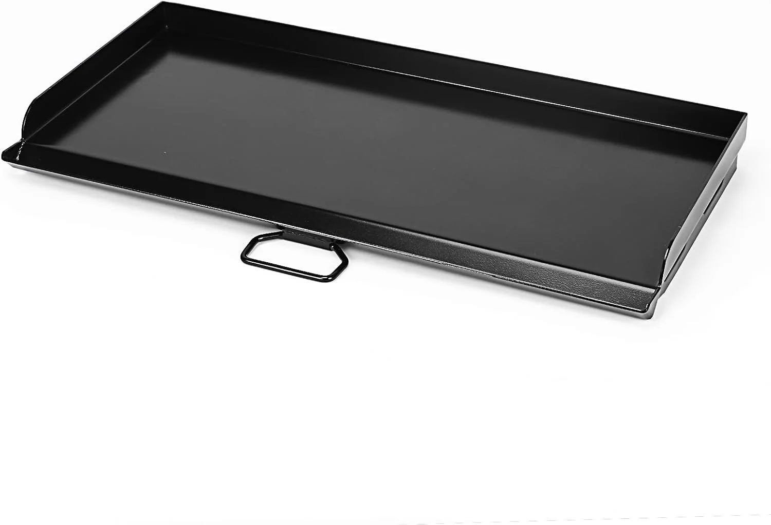 Discount 25 x 16 Pre-Seasoned Nonstick Cast Iron Griddle for Gas & Charcoal Grills, Universal Flat Top with Grease Groove - Image 11
