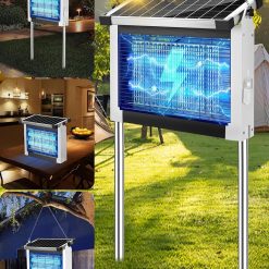 Alternative view of Discount Solar Bug Zapper Outdoor, PhatroyYee Mosquito Zapper 4500V, Waterproof Portable Fly Zapper, Rechargeable Electric