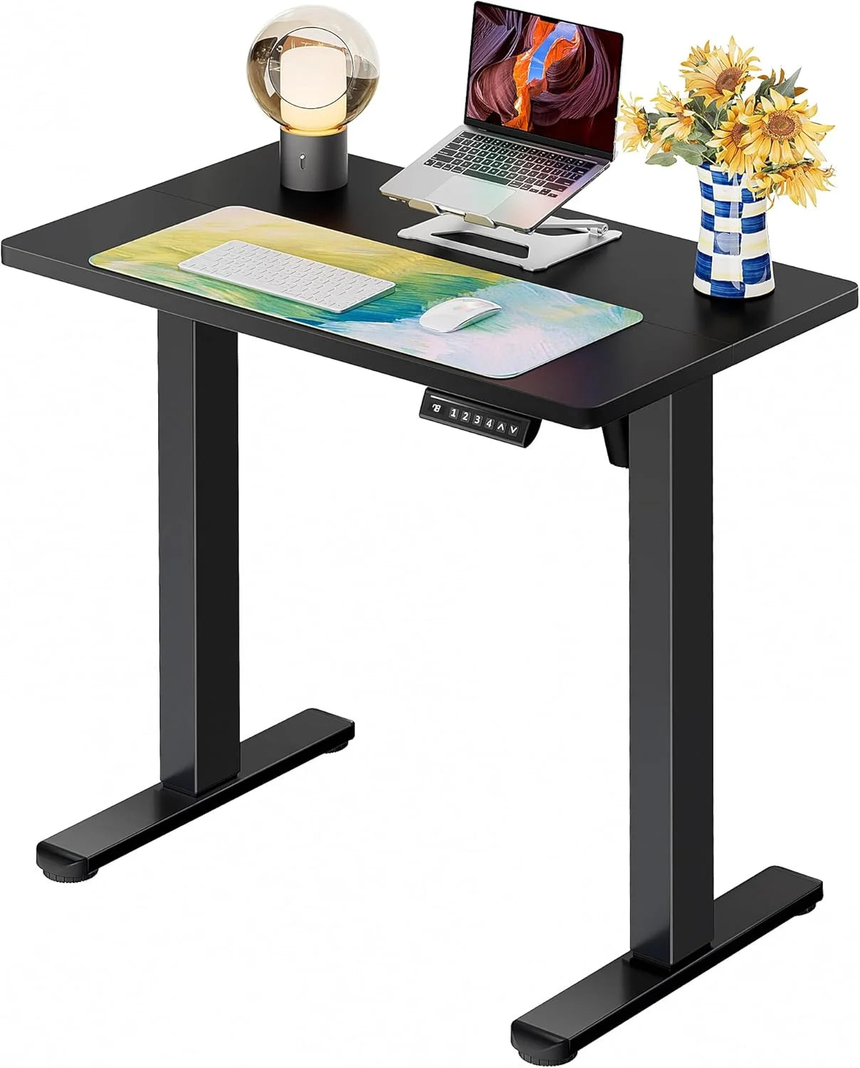 Discount Height Adjustable Electric Standing Desk, 48 x 24 Inches Sit Stand up Desk - Image 38