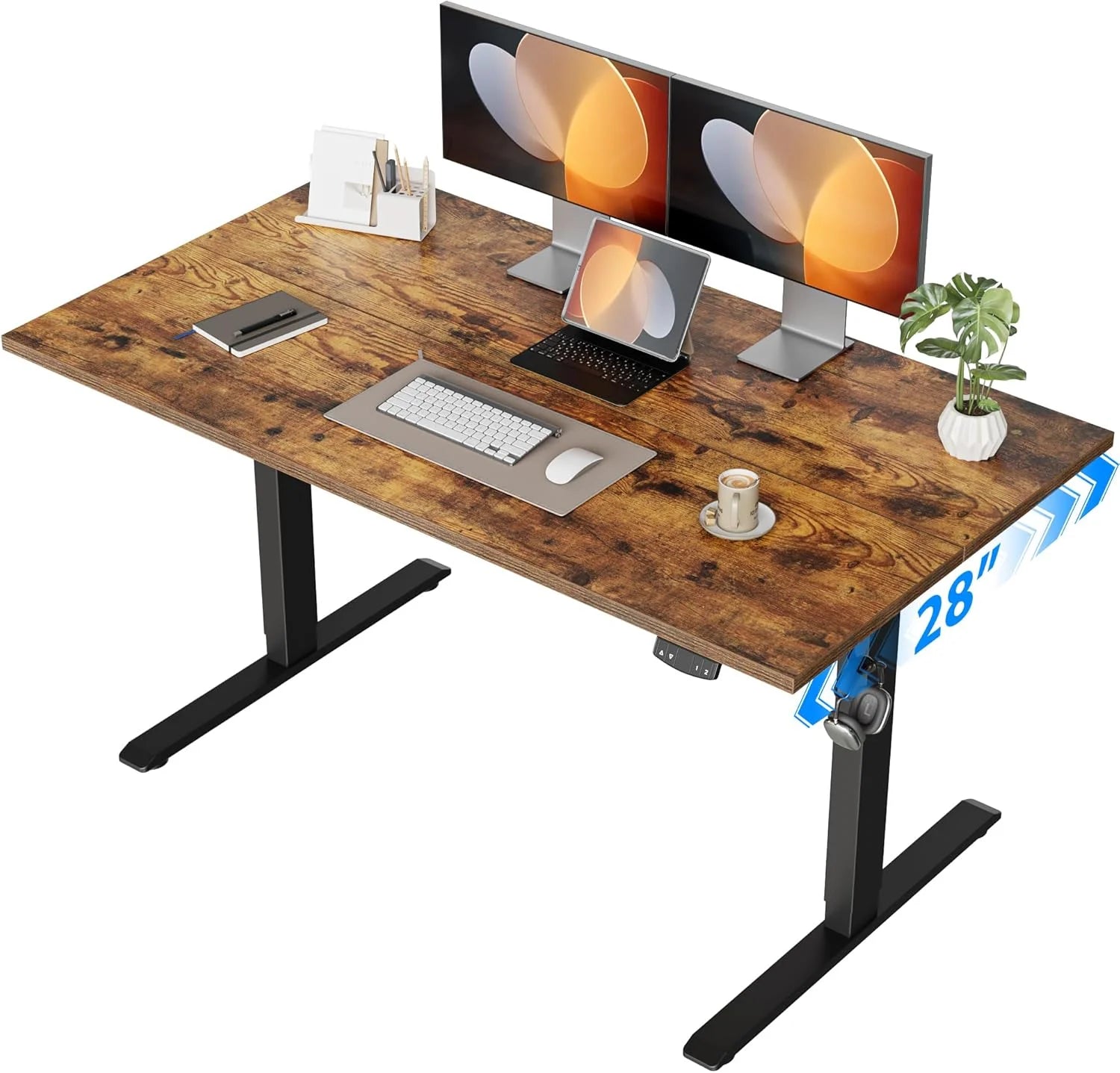 Discount Electric Standing Desk, 48 x 24 Inches Height Adjustable Desk - Image 19