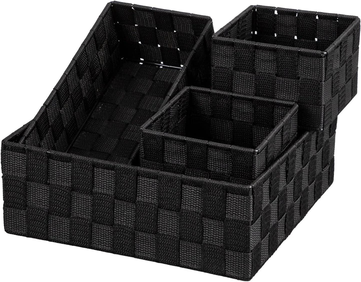 Discount Woven Storage Baskets for Organizing 6 Pack, Large&Small Storage Cube Bins Set for Bathroom, Storage Boxes - Image 18