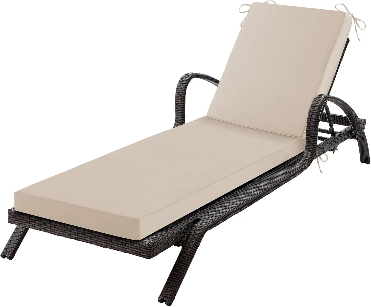 Discount Chaise Lounge Cushions Outdoor, 72x 21x 3 Inch Waterproof & Fade-Resistant Lounge Chair Cushion - Image 4