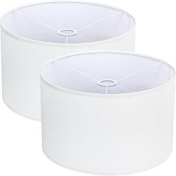Discount Drum Lamp Shades Set of 2 16 Top x 16 Bottom x 10 High