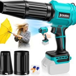 Alternative view of Discount TAIRDA Cordless Leaf Blower Compatible for Dewalt 20V Battery(NO Battery), Mini Turbo Jet Blower with 2 Nozzles