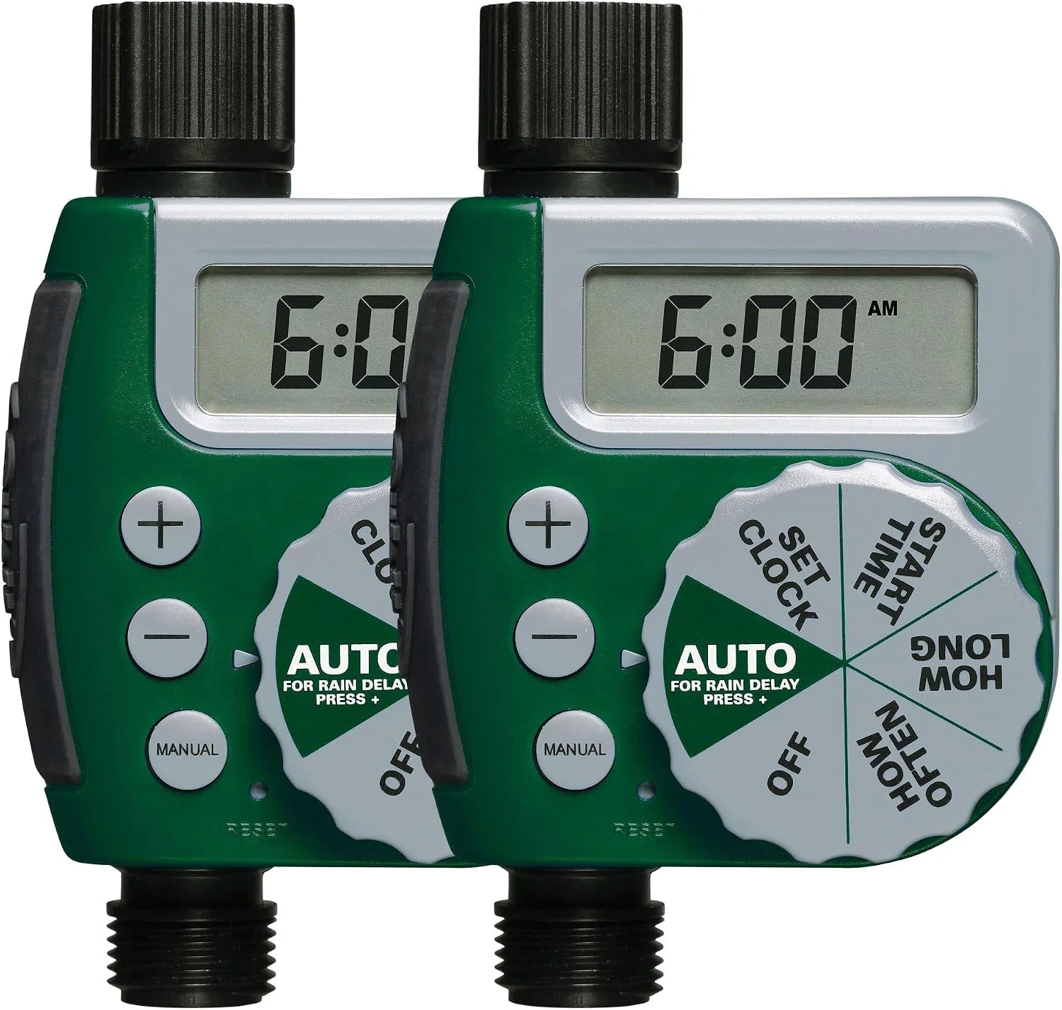 Discount Orbit 62067 1-Outlet Programmable Digital Hose Watering Timer, 2-Pack