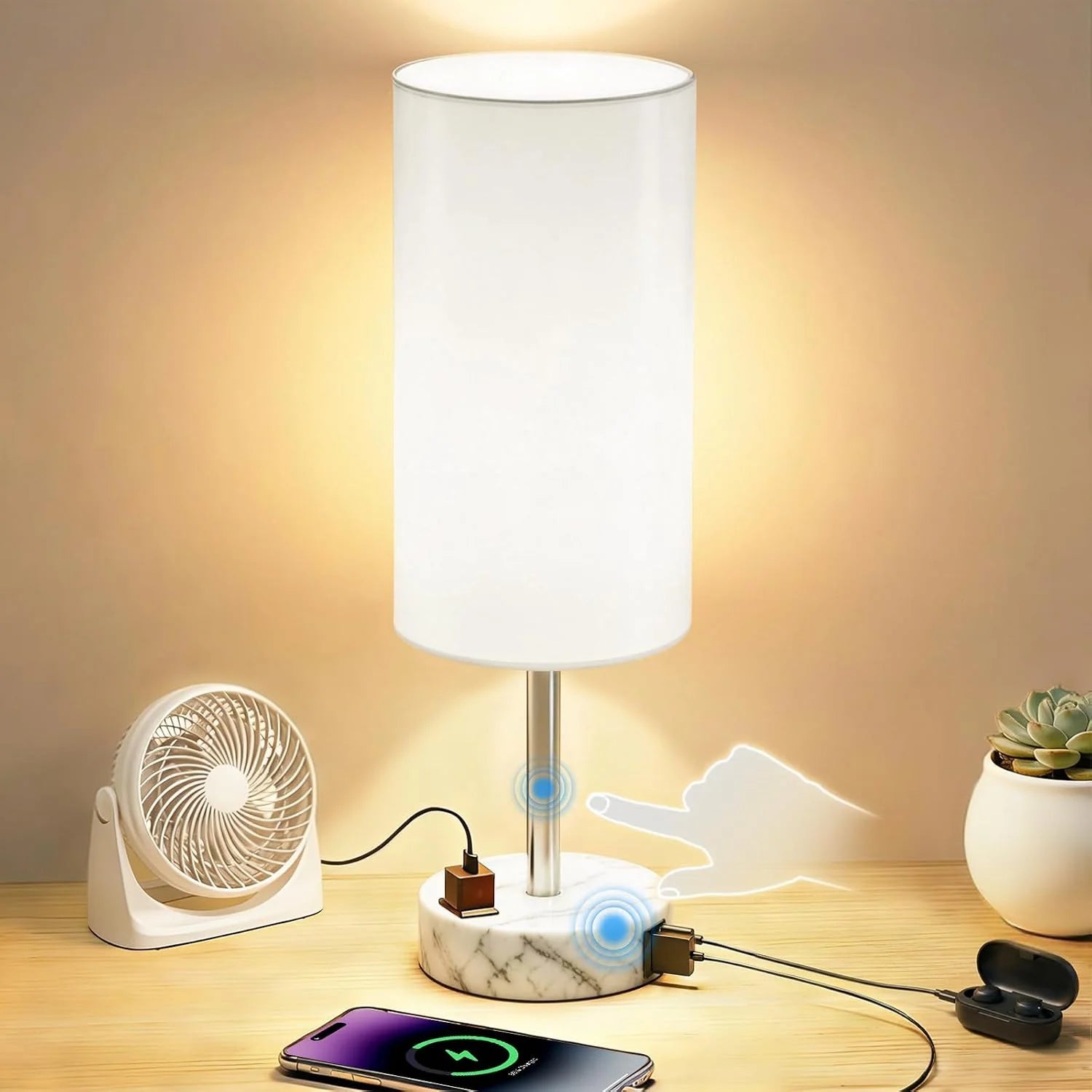 Discount Fitfull 2-Pack Table Lamps, Dimmable - Image 5