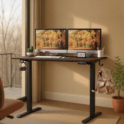 Alternative view of Discount BEAUTY Electric Standing Desk 48 x 24, Height Adjustable 28-46