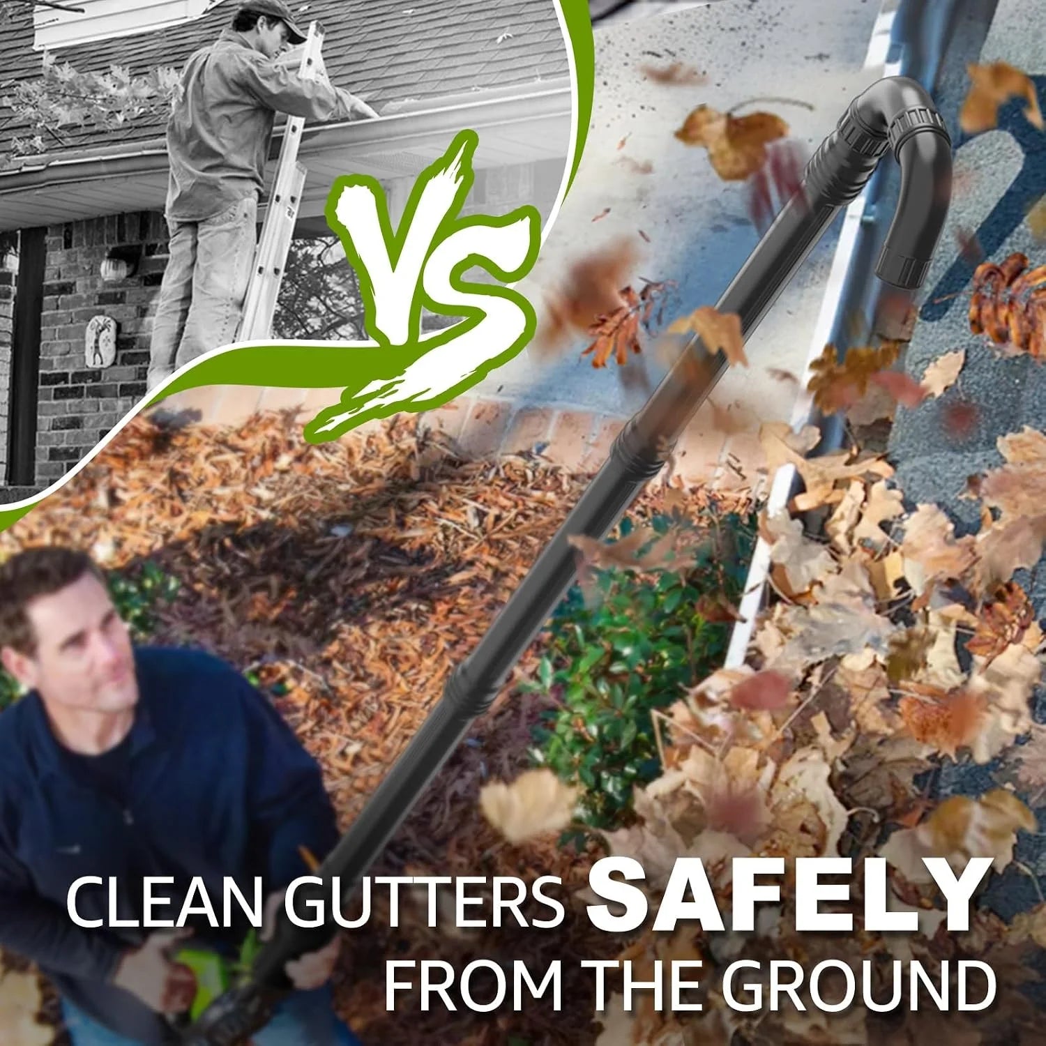 Discount 8.3FT Gutter Cleaning Attachment Compatible with EGO Leaf Blower - Image 3