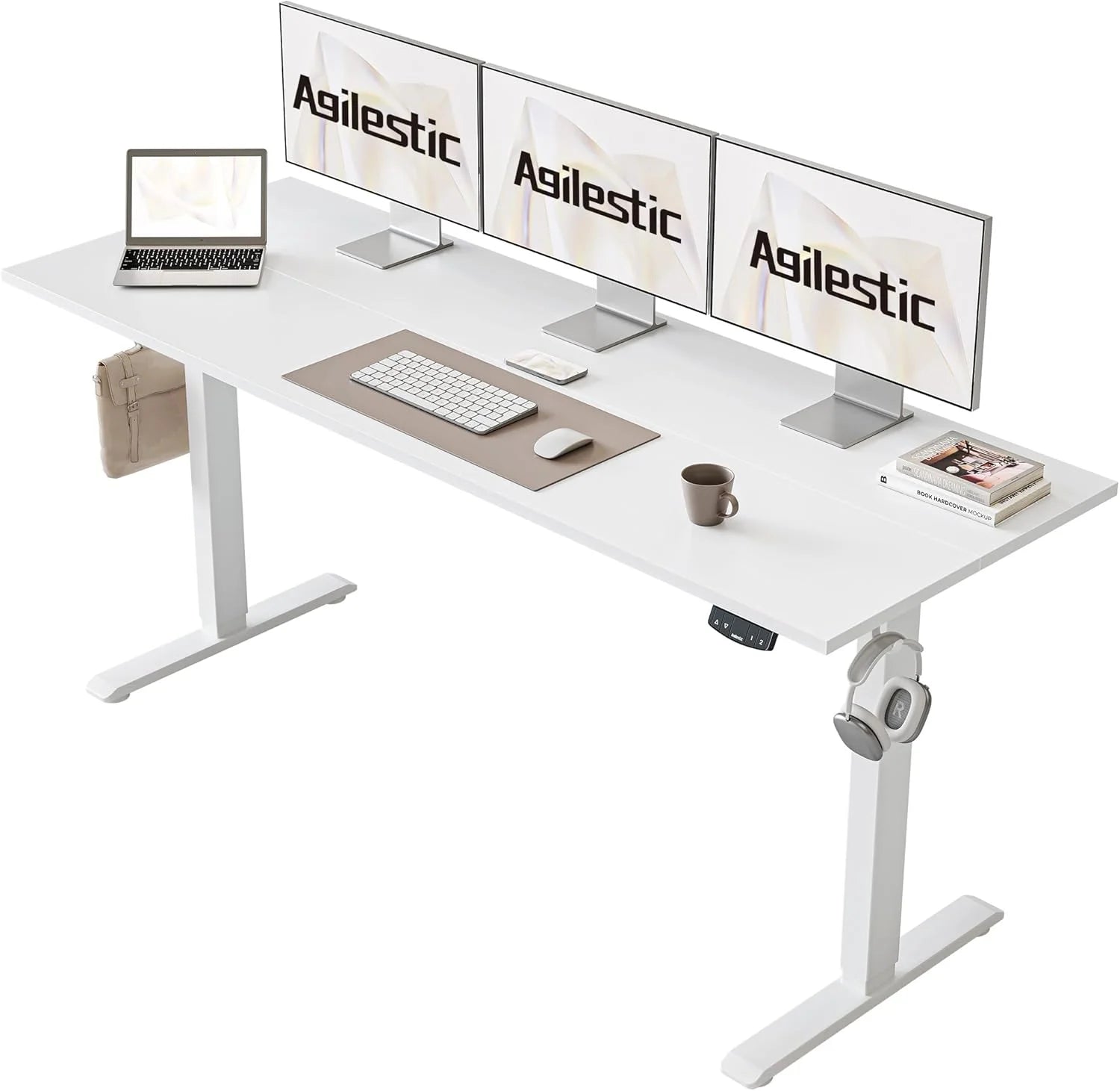 Discount Electric Standing Desk, 48 x 24 Inches Height Adjustable Desk - Image 36