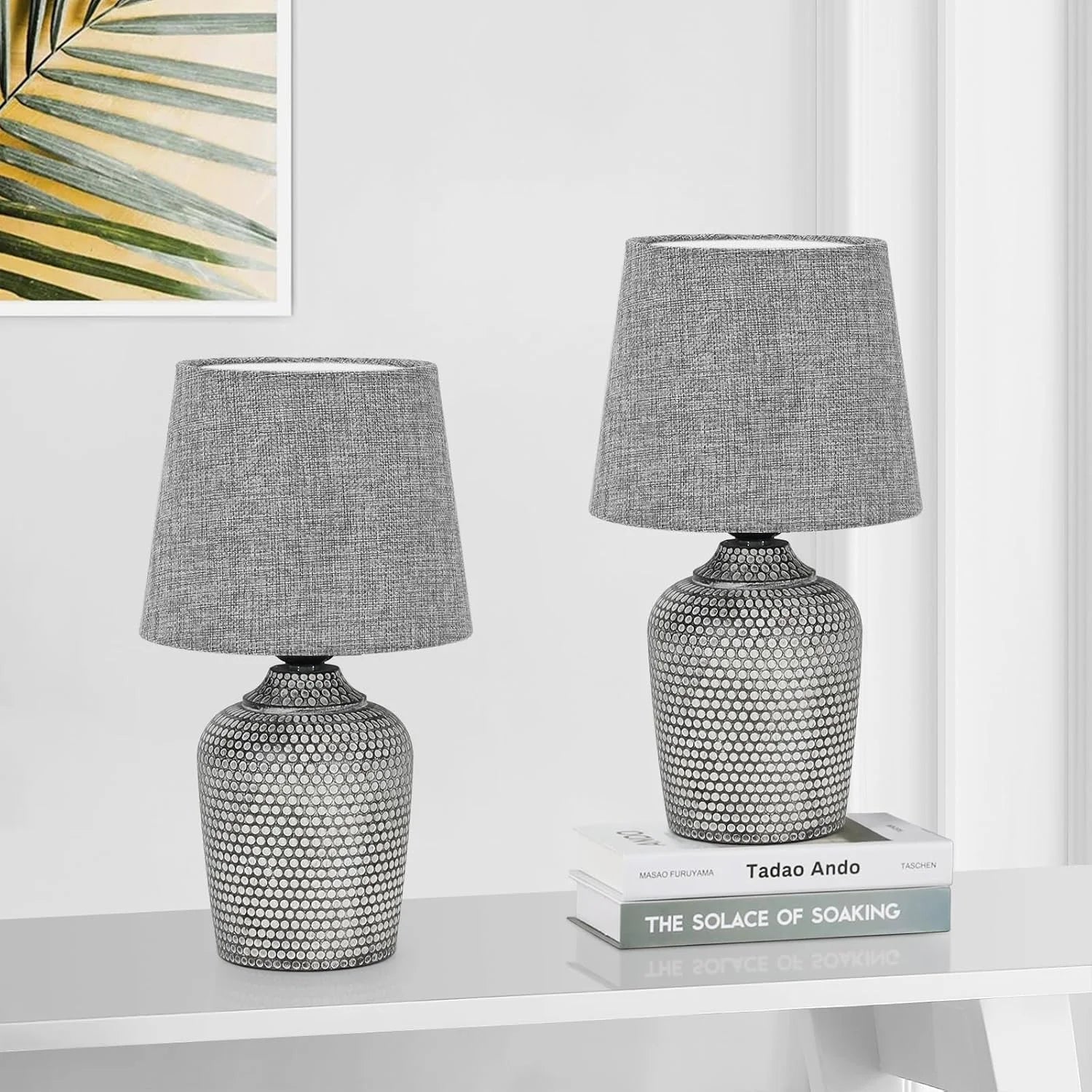 Discount Small 11.8” Table Lamps Set of 2 - Image 4