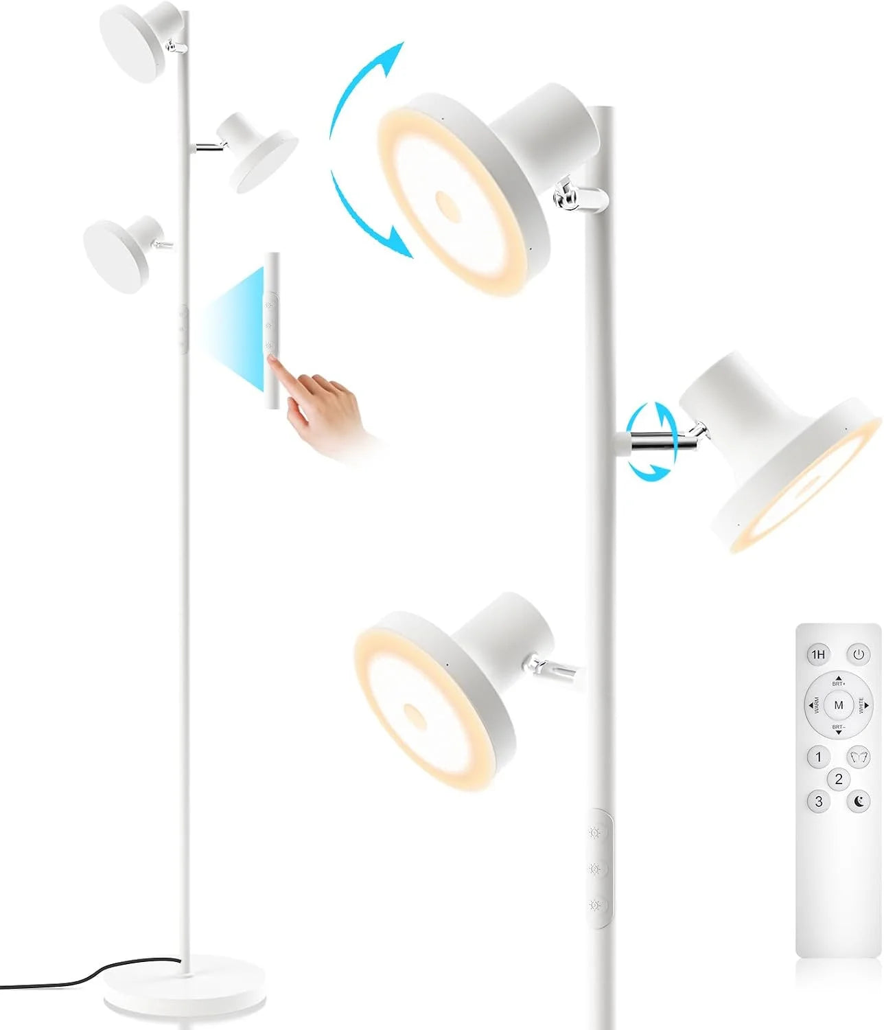 Discount SIBRILLE 36W LED Tree Floor Lamp, Dimmable - Image 6