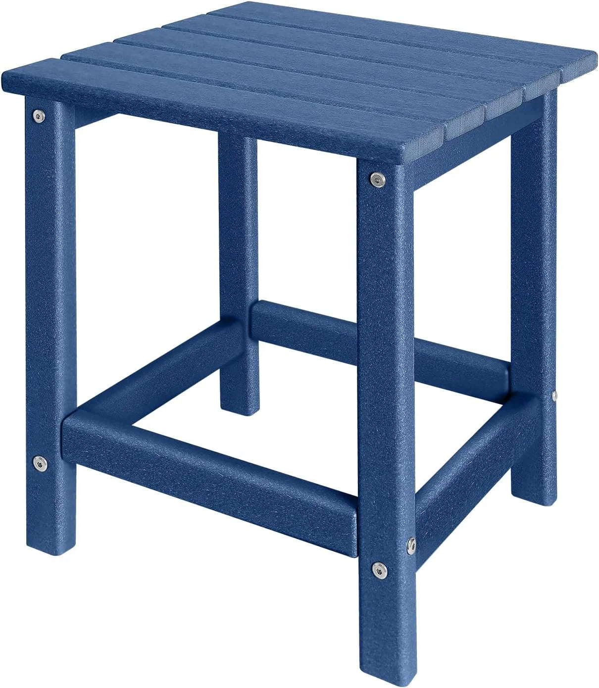 Discount Adirondack Square Outdoor Side Table,2-Tier Storage Patio Side Table - Image 12
