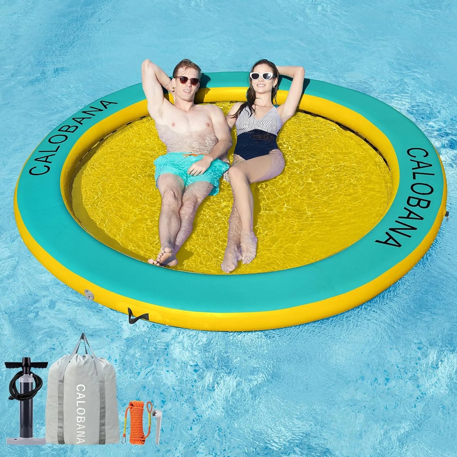 Discount Inflatable Water Hammock for Adults Lake Party Multi Person - Image 10