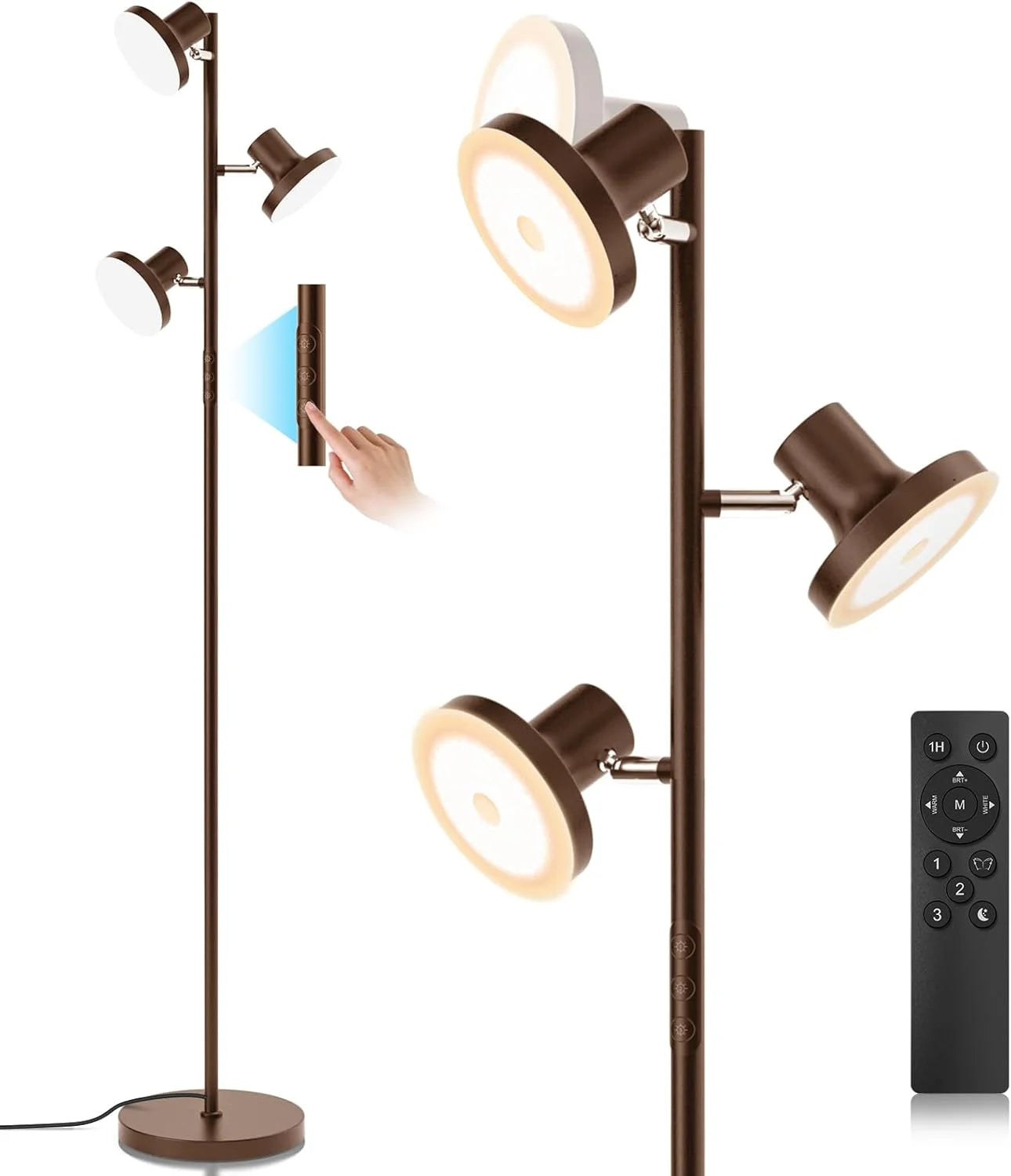 Discount SIBRILLE 36W LED Tree Floor Lamp, Dimmable