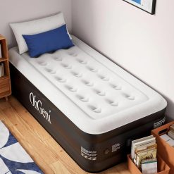 Alternative view of Discount Air Mattress Queen with Built in Pump, 18 Raised Inflatable Blow Up Mattress, Upgraded Surface Portable Bed