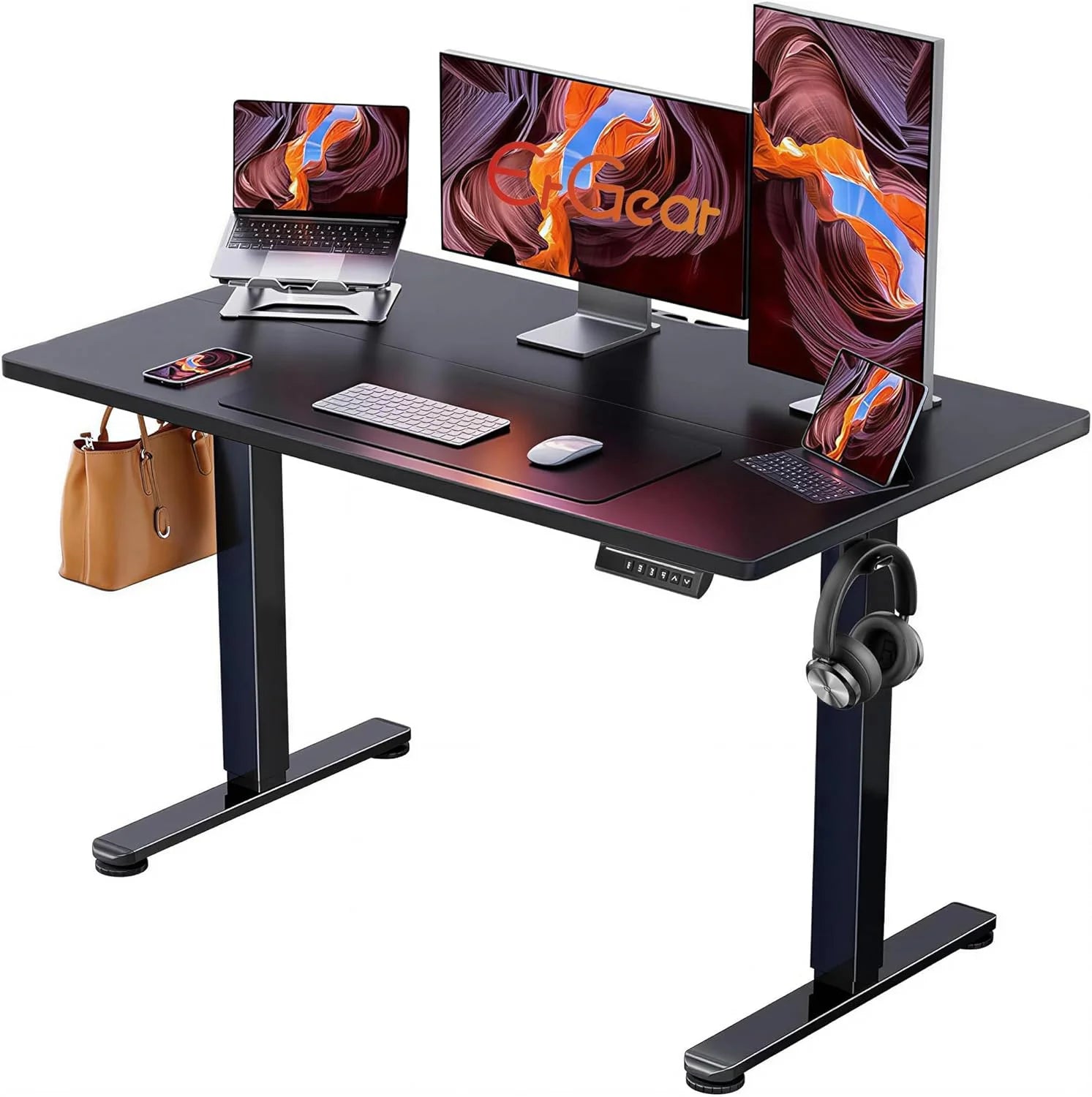 Discount Height Adjustable Electric Standing Desk, 48 x 24 Inches Sit Stand up Desk - Image 2