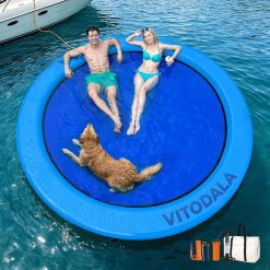 Alternative view of Discount Water Hammock Heavy Duty, Large Pool Float Lake Floats for Adult, Round Inflatable Water Hammock